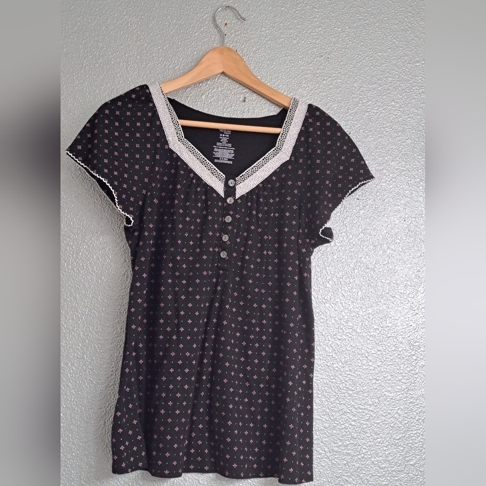 Two Secret Treasures Pajama Tops   Size M